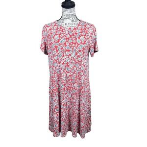 old navy women's mini floral swing dress reviews tiered Short-Sleeve Tiered Mini Swing Dress square neck short puffy sleeves shirred tiered skirt relaxed fit hits at thigh hits above kneemodels are approx Women's The Occasion Pleated Halter